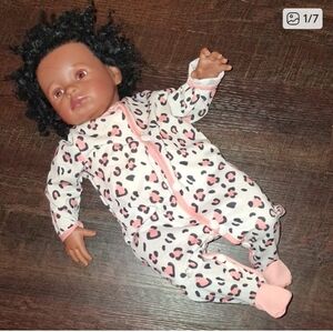Reborn Doll with Pink and White Outfit